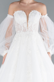 Robes de Mariage Longue Blanc ABG111
