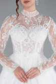 Robes de Mariage Longue Blanc ABG119