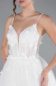 Robes de Mariage Longue Blanc ABG039
