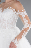 Robes de Mariage Longue Blanc ABG036