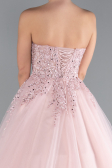 Robe De Fiançailles Grande Taille Longue Poudre ABU4453