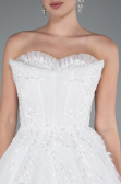 Robes de Mariage Longue Blanc ABG121