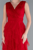 Robe de Soirée Longue Rouge ABU4723