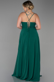 Robe de Soirée Grande Taille Longue Émeraude ABU1324