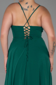 Robe de Soirée Grande Taille Longue Émeraude ABU1324