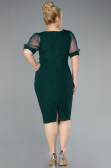 Robe De Invitation Grande Taille Courte Émeraude ABK2247