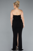Robe De Mariée Grande Taille Longue Noir ABU4688