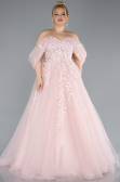 Robes De Soirée Grande Taille Longue Poudre ABU3623