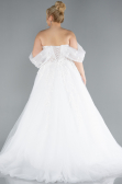 Robe de Mariée Grande Taillev Longue Blanc ABG099