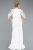 Robe Grande Taille Longue Blanc ABU4668