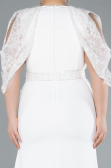 Robe Grande Taille Longue Blanc ABU4668