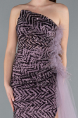 Robe de Soirée Longue Lavande ABU4772