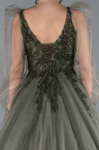 Haute Couture Longue Kaki ABU2790