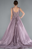 Robe Haute Couture Longue Lavande ABU4551