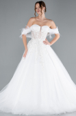 Robes de Mariage Longue Blanc ABG101