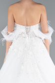 Robes de Mariage Longue Blanc ABG101