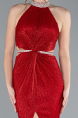 Robe Queue de Poisson Longue Rouge ABU4766