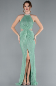 Robe Queue de Poisson Longue Menthe ABU4766