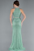 Robe Queue de Poisson Longue Menthe ABU4766