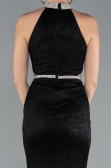 Robe Queue de Poisson Longue Noir ABU4766