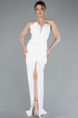 Robe de Soirée Longue Blanc ABU4800