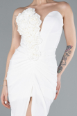 Robe de Soirée Longue Blanc ABU4800
