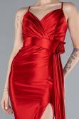 Robe de Soirée Longue Rouge ABU4814