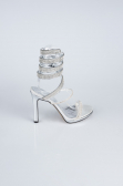 Chaussure de soirée Plâtre Argent AB1129