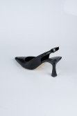 Chaussure de soirée A motifs Noir ABD1130