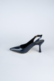 Chaussure de soirée Cuir Verni Bleu Marine ABR1130