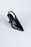 Chaussure de soirée Cuir Verni Noir ABR1130