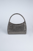 Sac de Soirée Luxe Pierreux Platine V915
