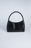 Sac de Soirée Luxe Pierreux Noir V915
