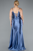 Robe de Soirée Grande Taille Longue Indigo ABU4815