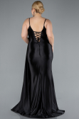 Robe de Soirée Grande Taille Longue Noir ABU4815