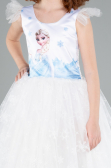 Robe de Soirée Enfants Longue Blanc ABU4238