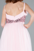 Robe de Soirée Enfants Longue Poudre ABU4830
