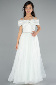 Robe de Soirée Enfants Longue Menthe ABU4826