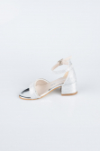 Chaussure D’enfant Coupe Au Laser Argent SE786