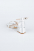Chaussure D’enfant Coupe Au Laser Argent SE786
