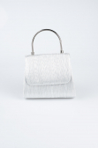 Sac de Soirée Coupe Au Laser Argent SH842