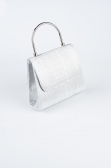 Sac de Soirée Coupe Au Laser Argent SH842