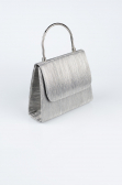 Sac de Soirée Coupe Au Laser Platine SH842