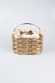 Sac de Soirée Luxe Métal Or SH847