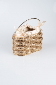 Sac de Soirée Luxe Métal Or SH847