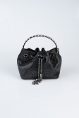 Sac de Soirée Luxe Plâtre Noir SH846