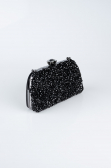 Sac de Soirée Luxe Plâtre Noir SH849