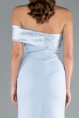 Robe de Soirée Longue Bleu clair ABU4832