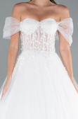 Robes de Mariage Longue Blanc ABU4834