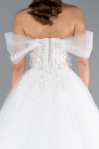 Robes de Mariage Longue Blanc ABU4834